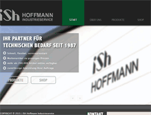 Tablet Screenshot of ish-hoffmann.de